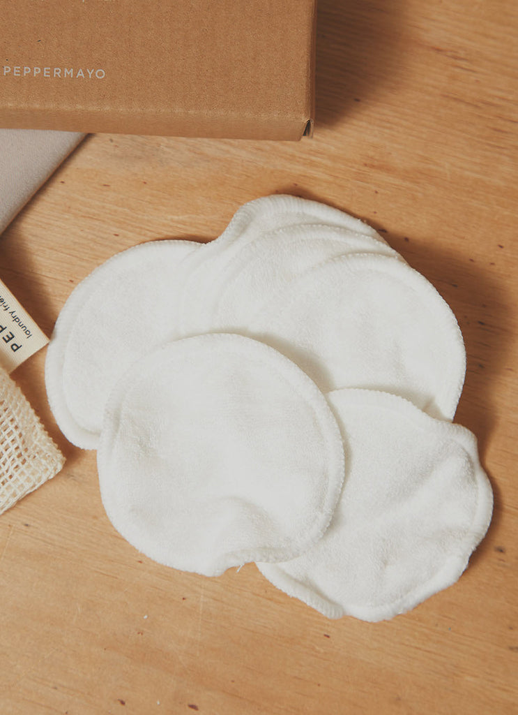 Eco Re-Usable Makeup Pads - Natural