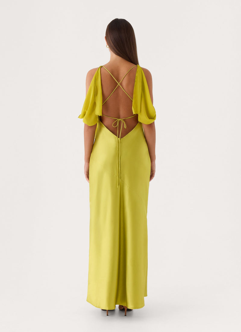 Anabella Maxi Dress - Olive Green