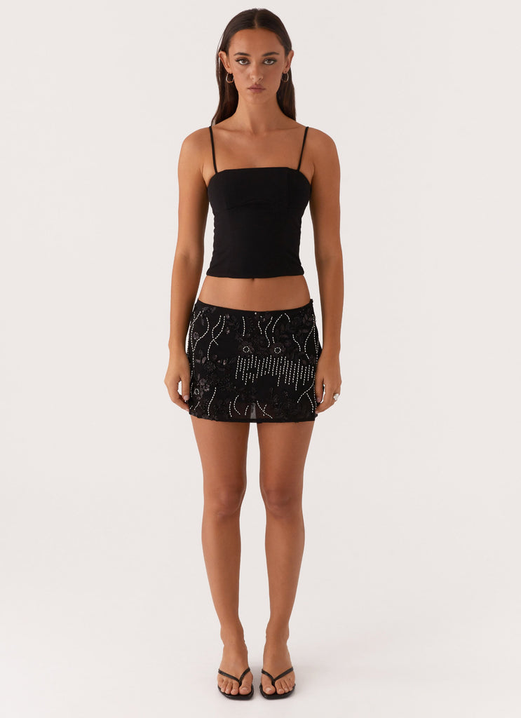 Adored By You Mini Skirt - Black – Peppermayo UK
