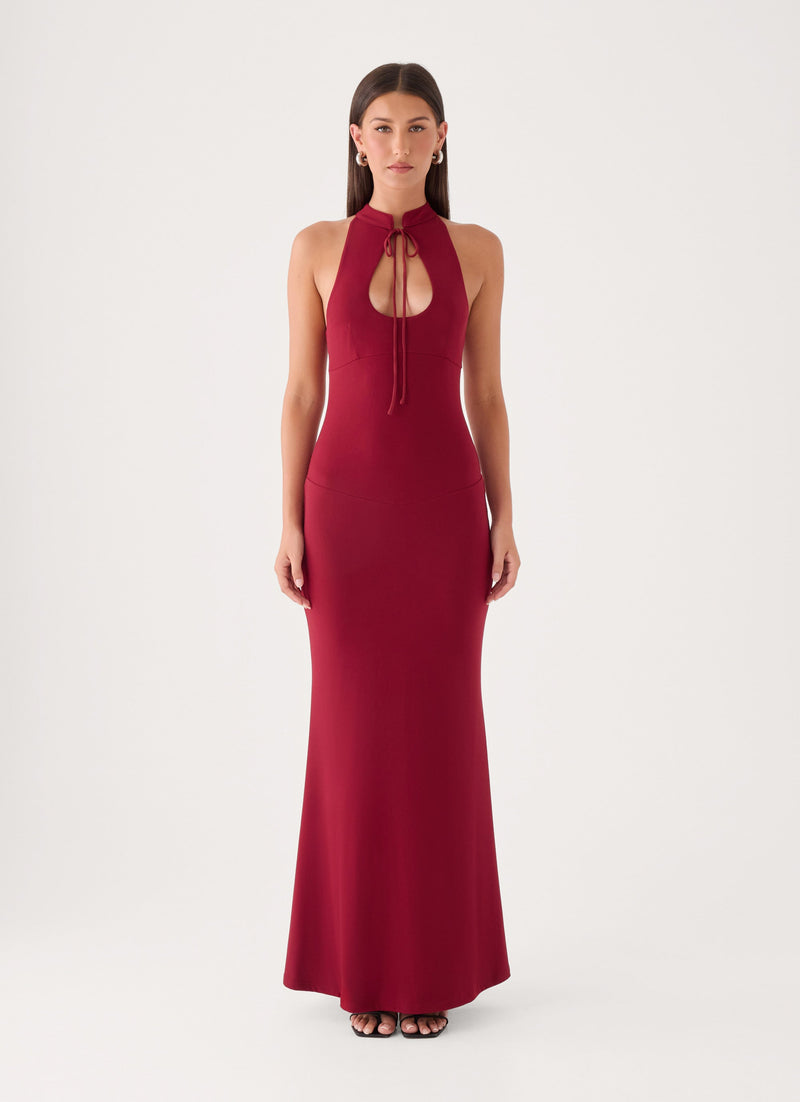 Ainslee Maxi Dress - Maroon