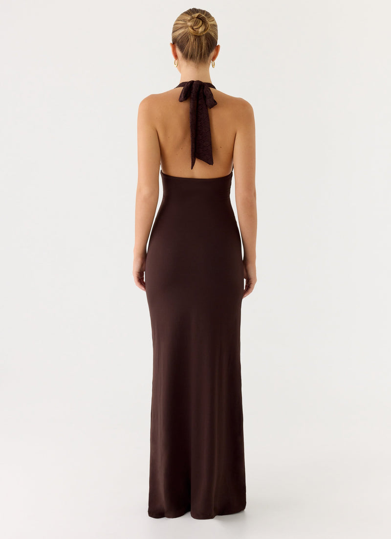 All I Need Maxi Dress - Chocolate