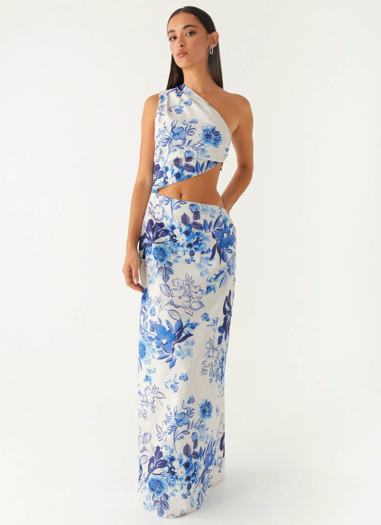 All Summer Long Maxi Dress - Serene Sky Floral Peppermayo UK All Summer Long Maxi Dress - Serene Sky Floral Peppermayo UK
