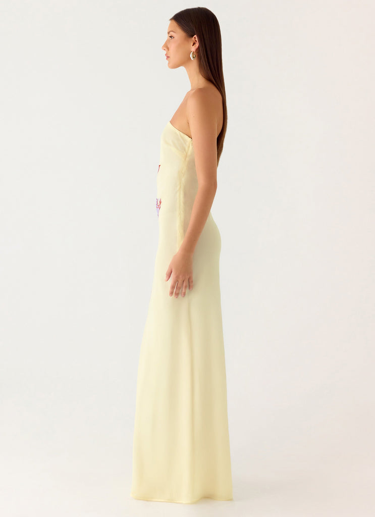 Amelle Maxi Dress - Purple Floral