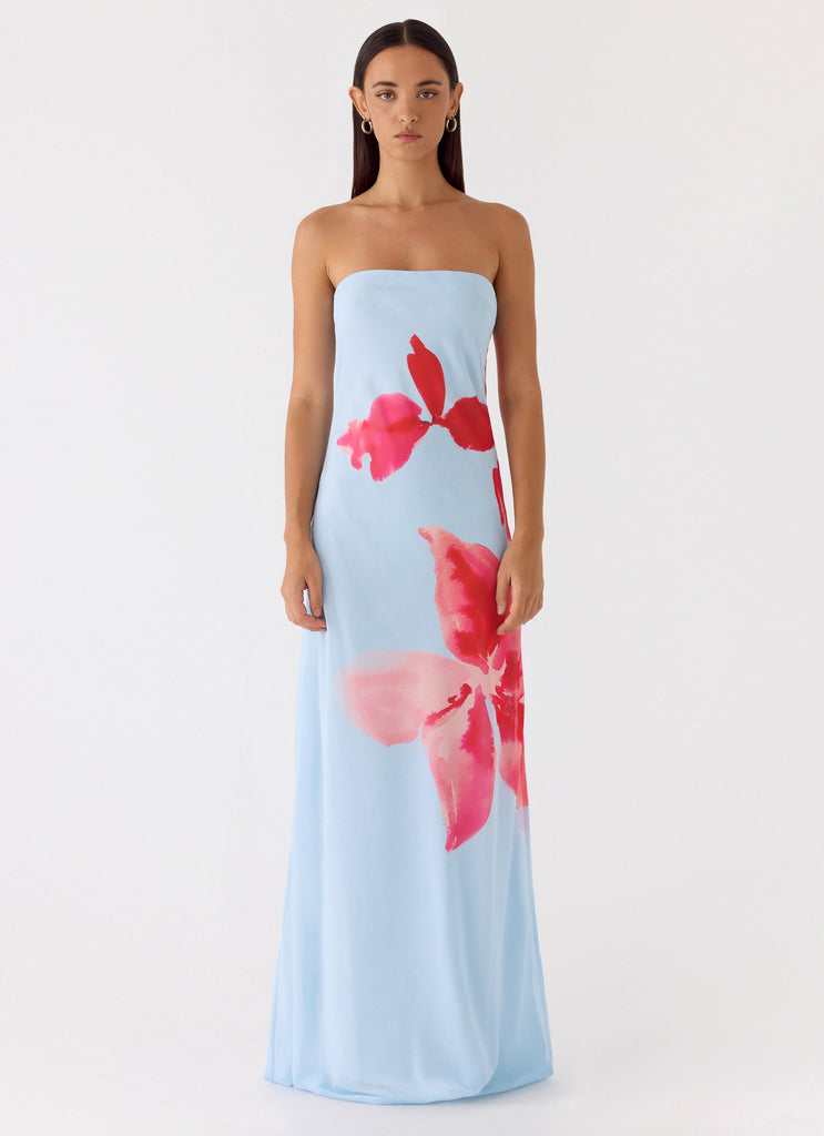 Amelle Maxi Dress - Blue Petal