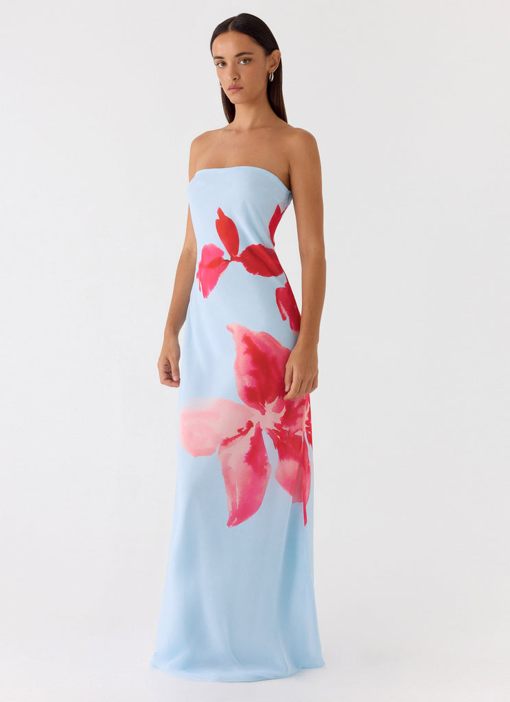 Amelle Maxi Dress - Blue Petal