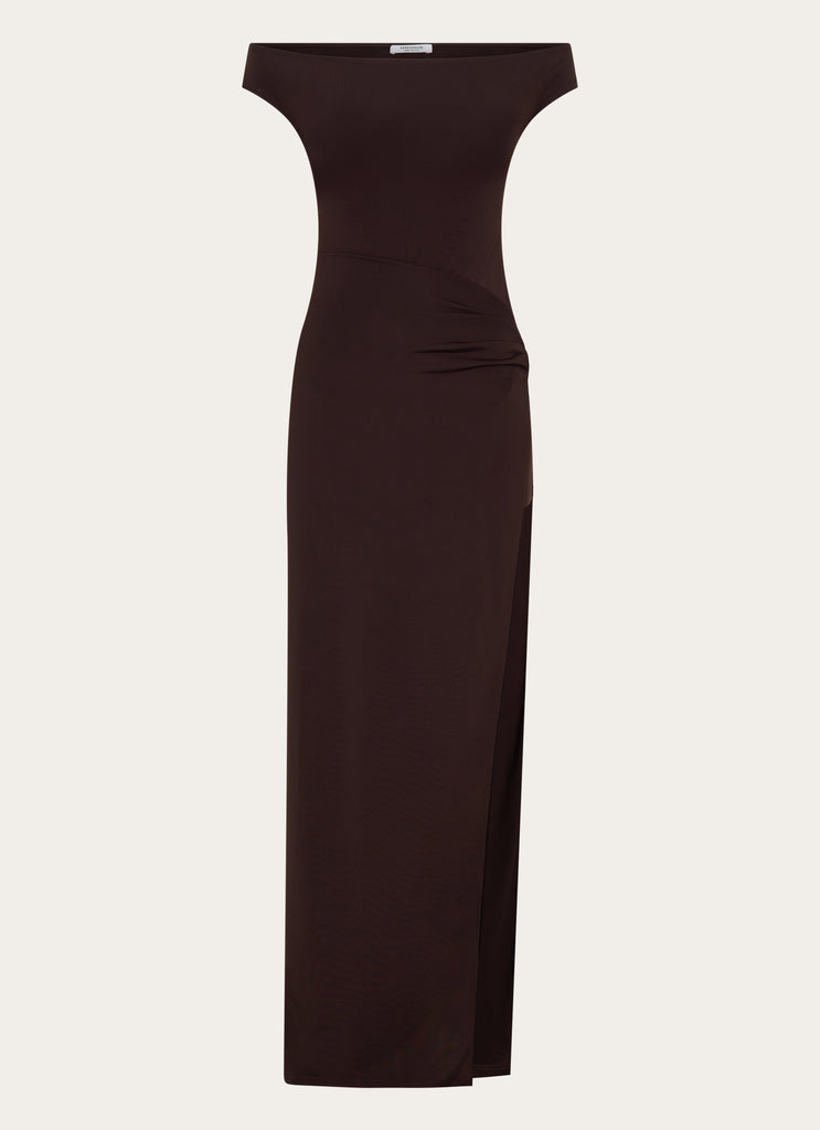 Amerie Maxi Dress - Chocolate