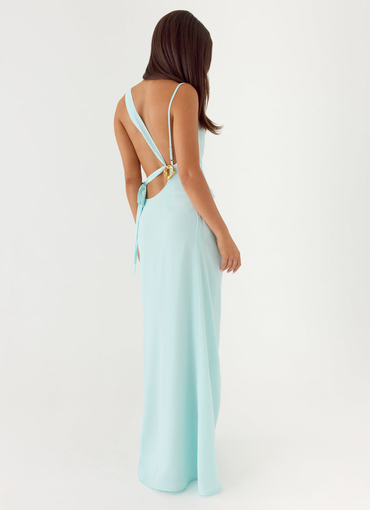 Analia Maxi Dress - Aqua