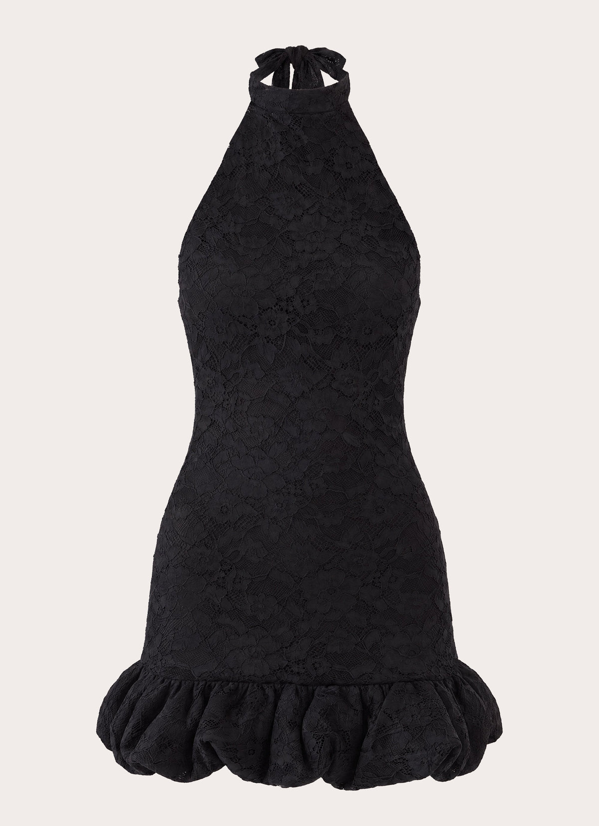 Anari Lace Mini Dress - Black