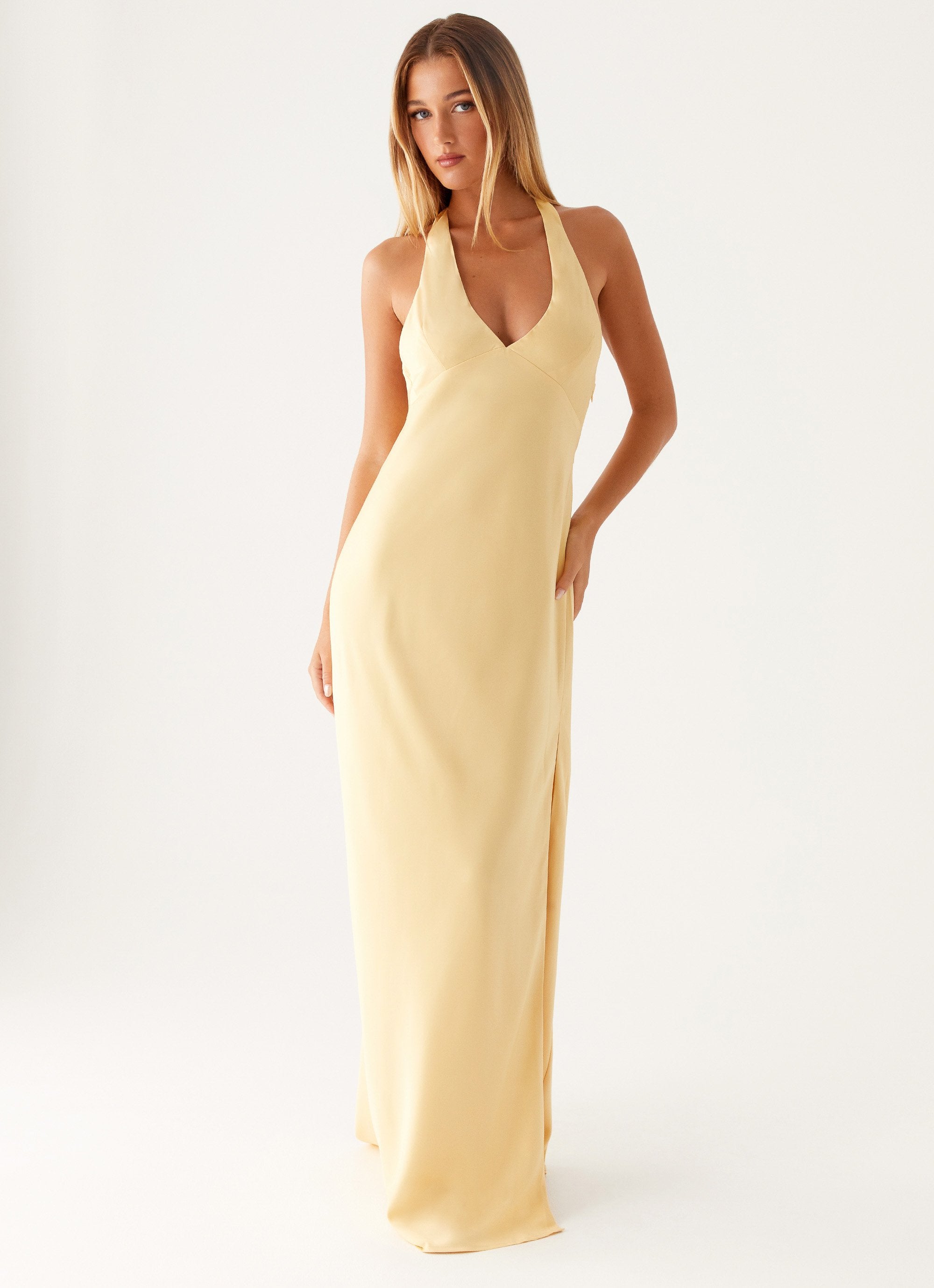 Angie Maxi Dress - Yellow – Peppermayo UK