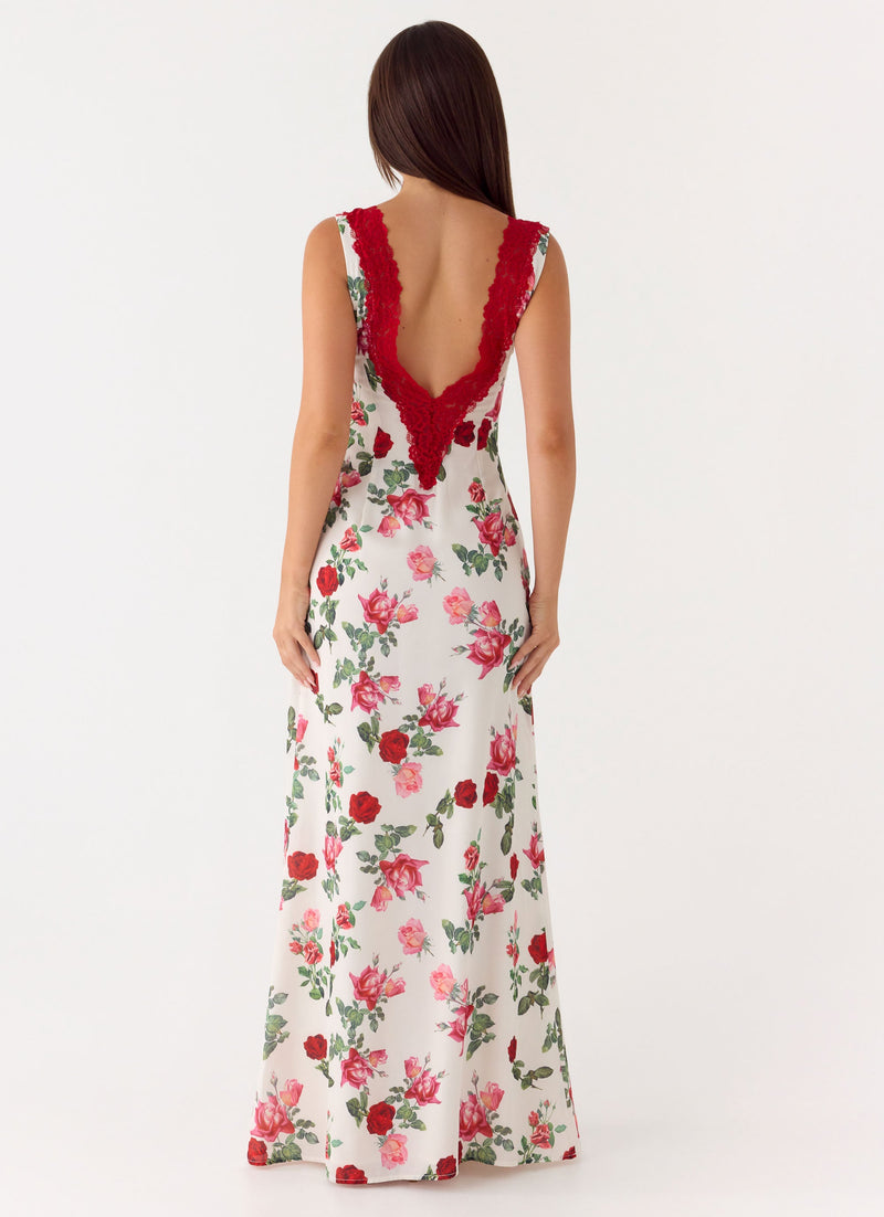 Aoife Maxi Dress - Ivory Bloom
