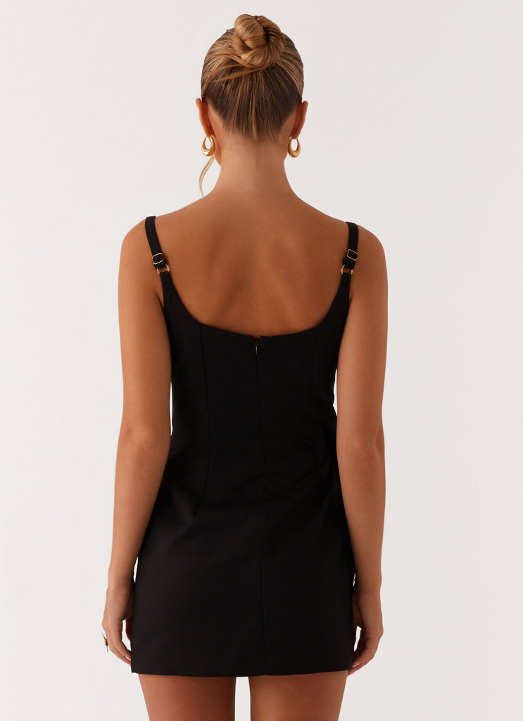 Aretha Mini Dress - Black