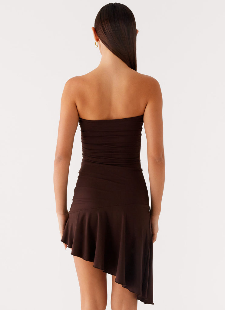 Arianne Mini Dress Chocolate 3
