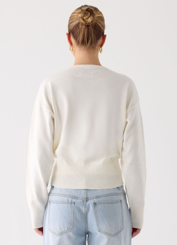 Arthur Knit Cardigan - Ivory