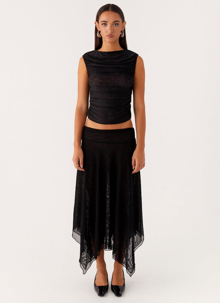 Arwen Midi Skirt - Black