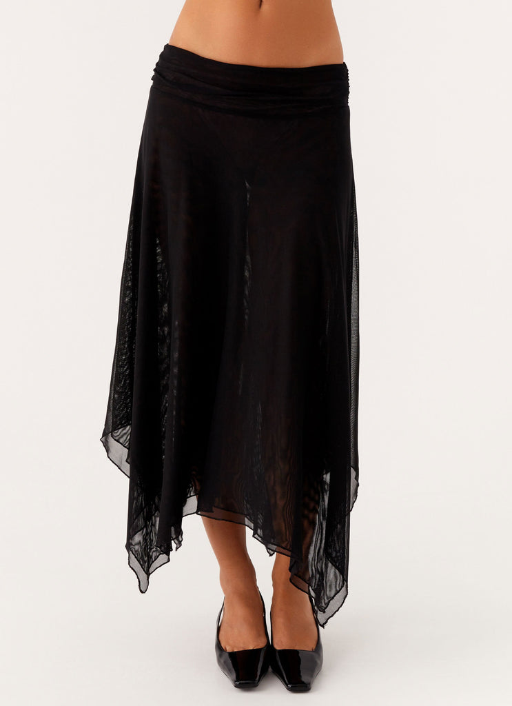 Arwen Midi Skirt - Black