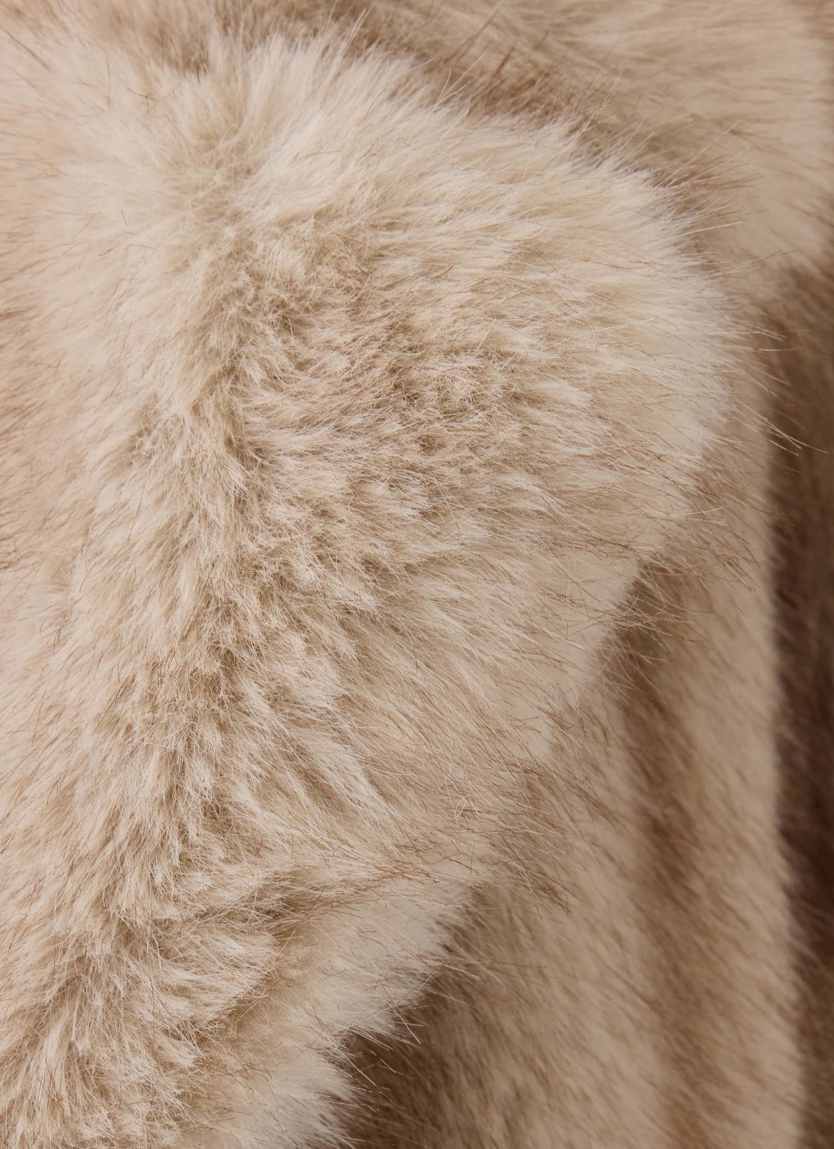 Aspen Avenue Faux Fur Coat - Natural