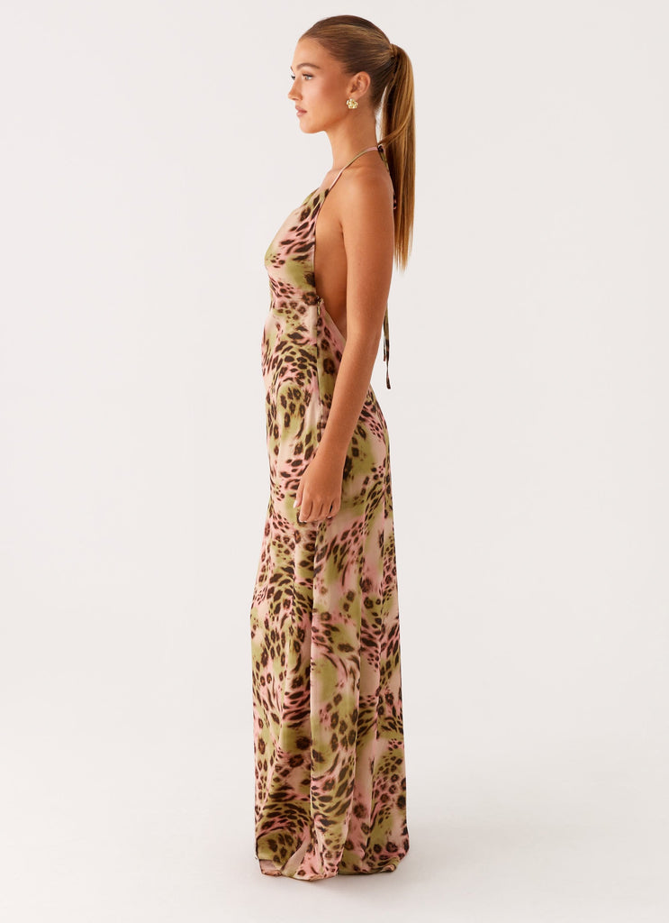 Austeja Maxi Dress - Swirl Leo