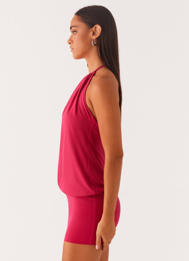 Ayisha Mini Dress - Fuchsia Pink