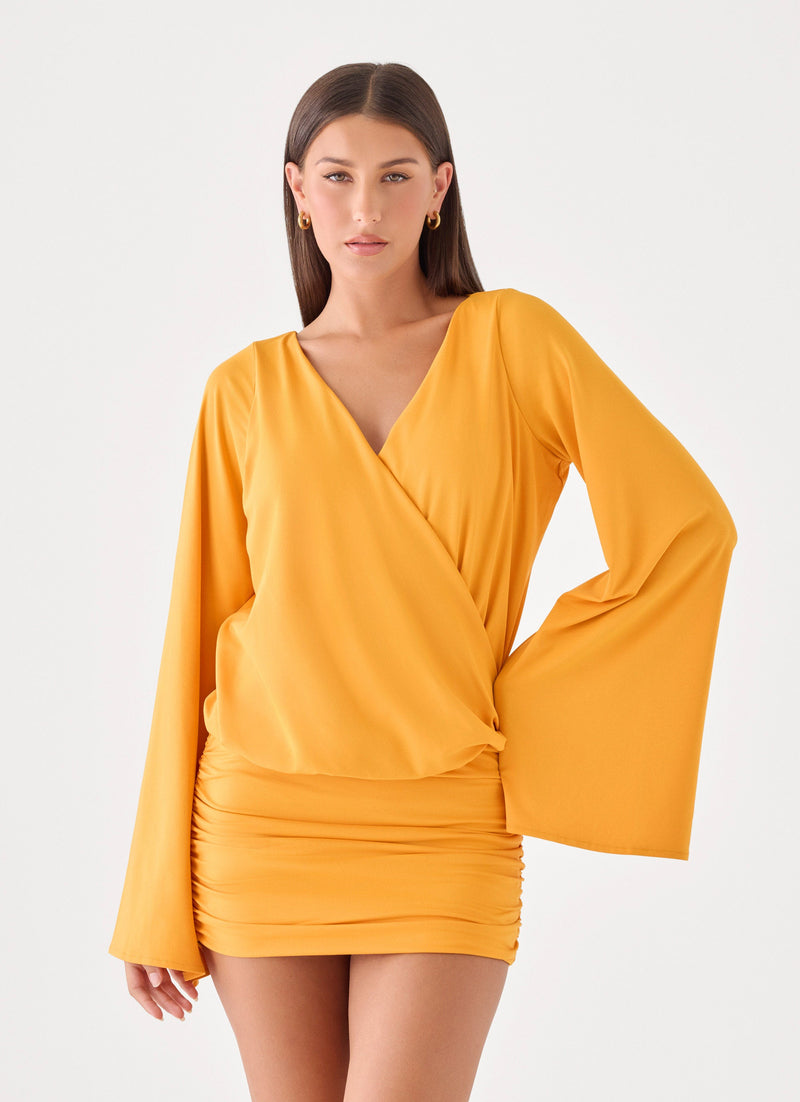 Azria Mini Dress - Saffron
