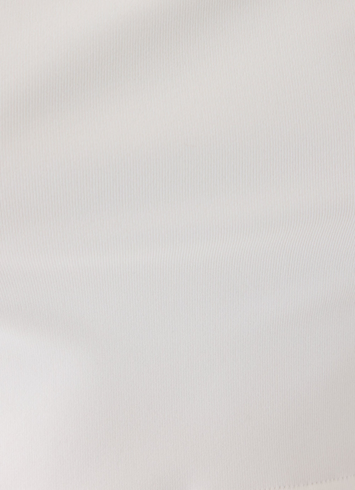 Baby Deluxe Cropped Tee - White