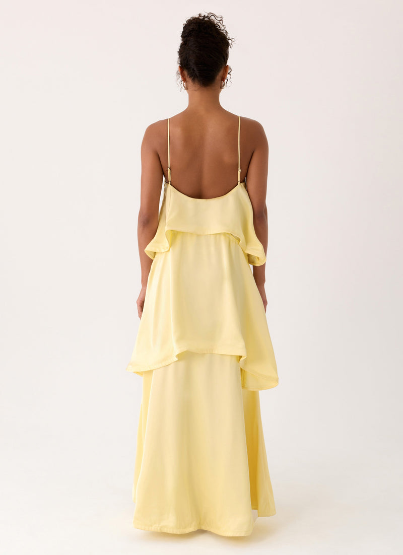Becka Maxi Dress - Yellow