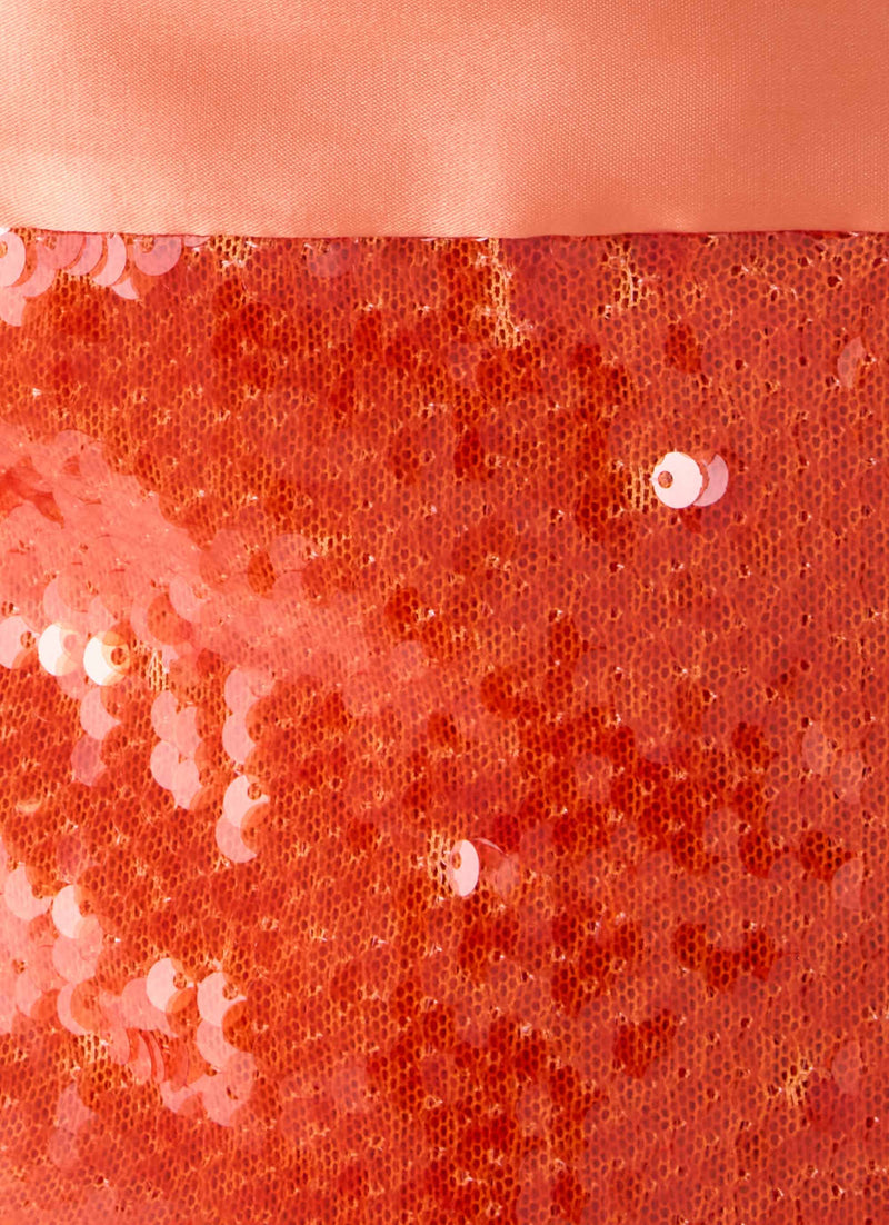 Belize Sequin Mini Dress - Orange