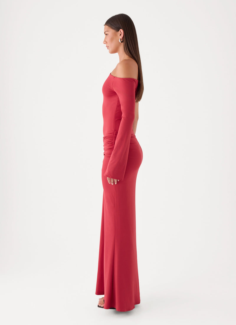 Bellarose Maxi Dress - Pomegranate Red