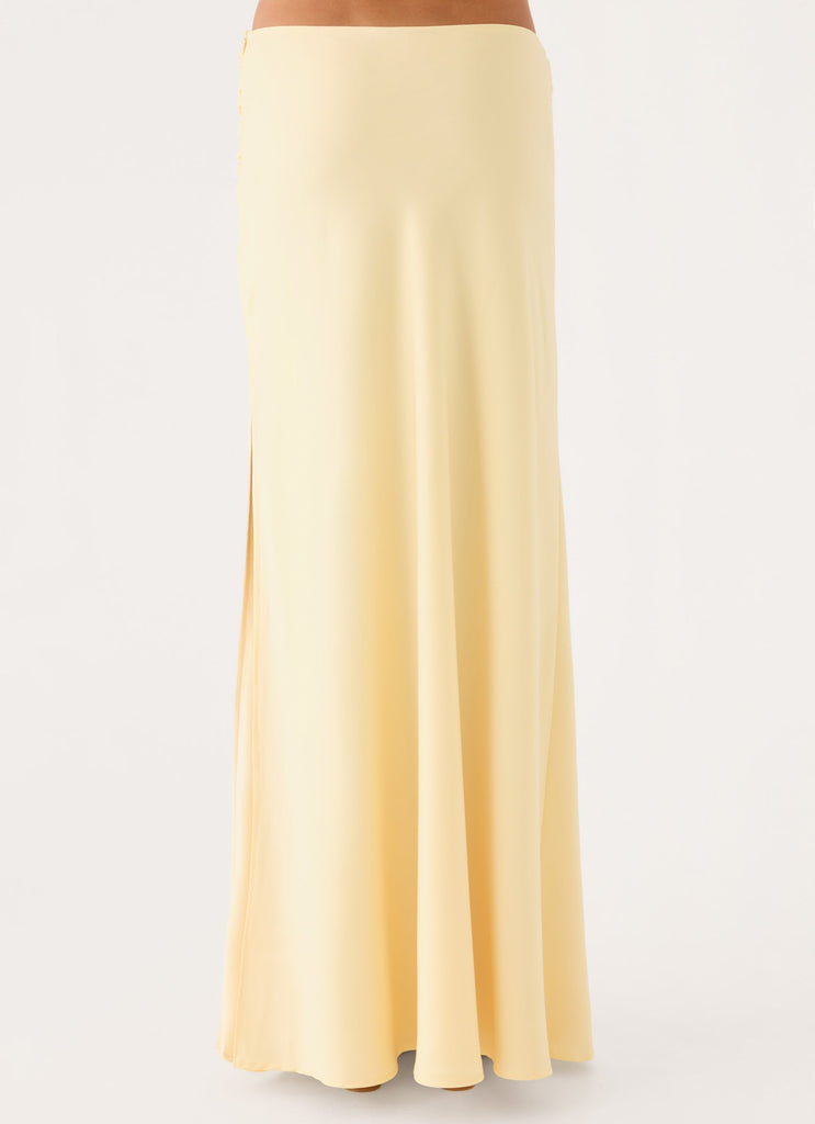 Belle Chime Maxi Skirt - Baby Yellow