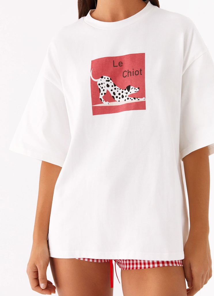 Bexley Graphic Tee - White