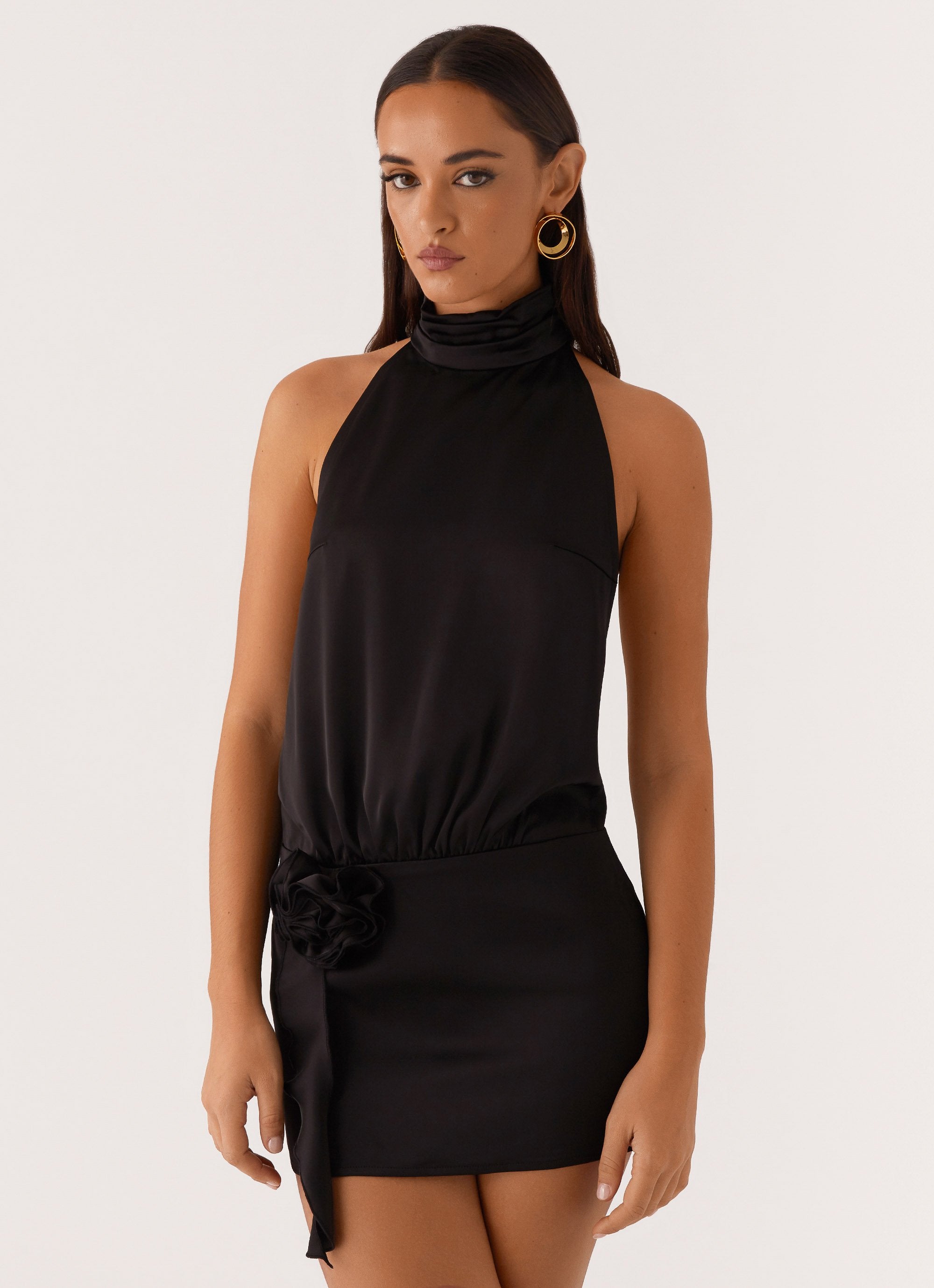 Birdie Halterneck Mini Dress