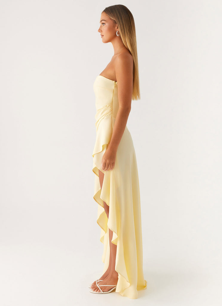 Bodie Maxi Dress - Pastel Yellow