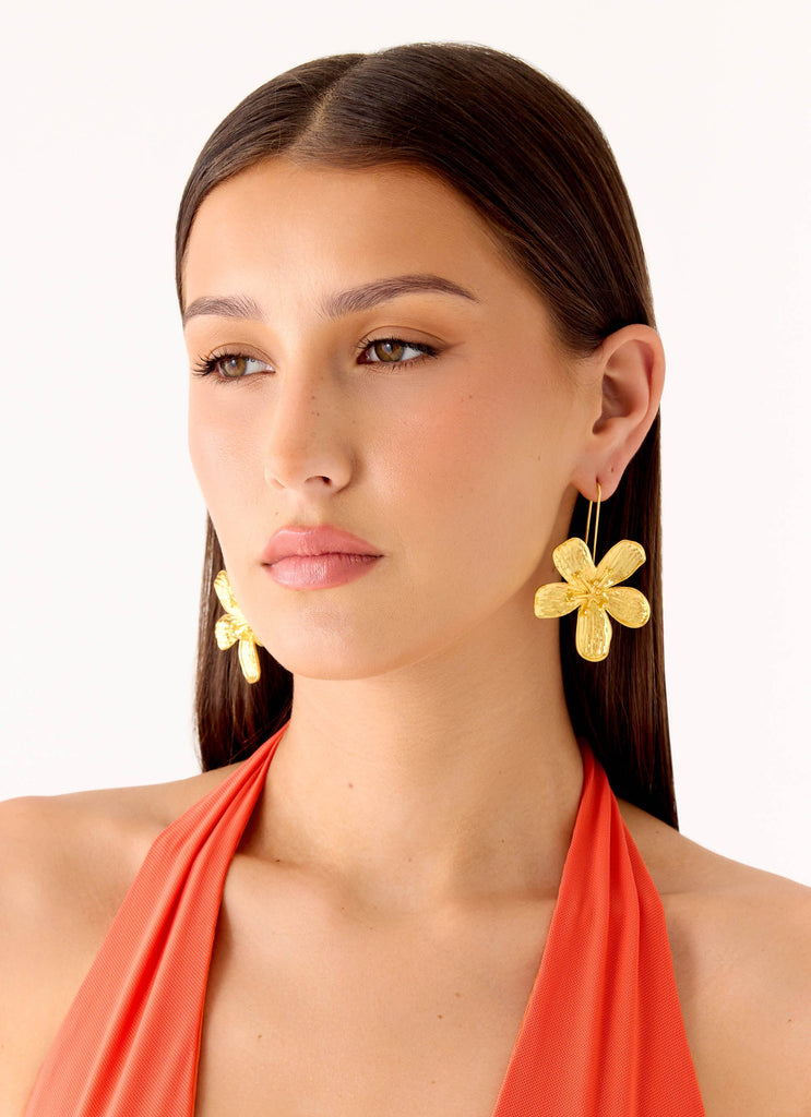 Botanica Drop Earrings - Gold