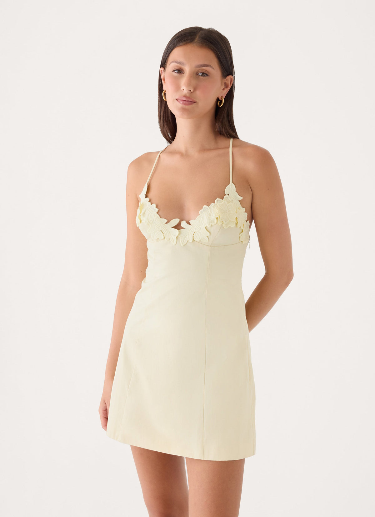 Brave Sound Mini Dress - Yellow