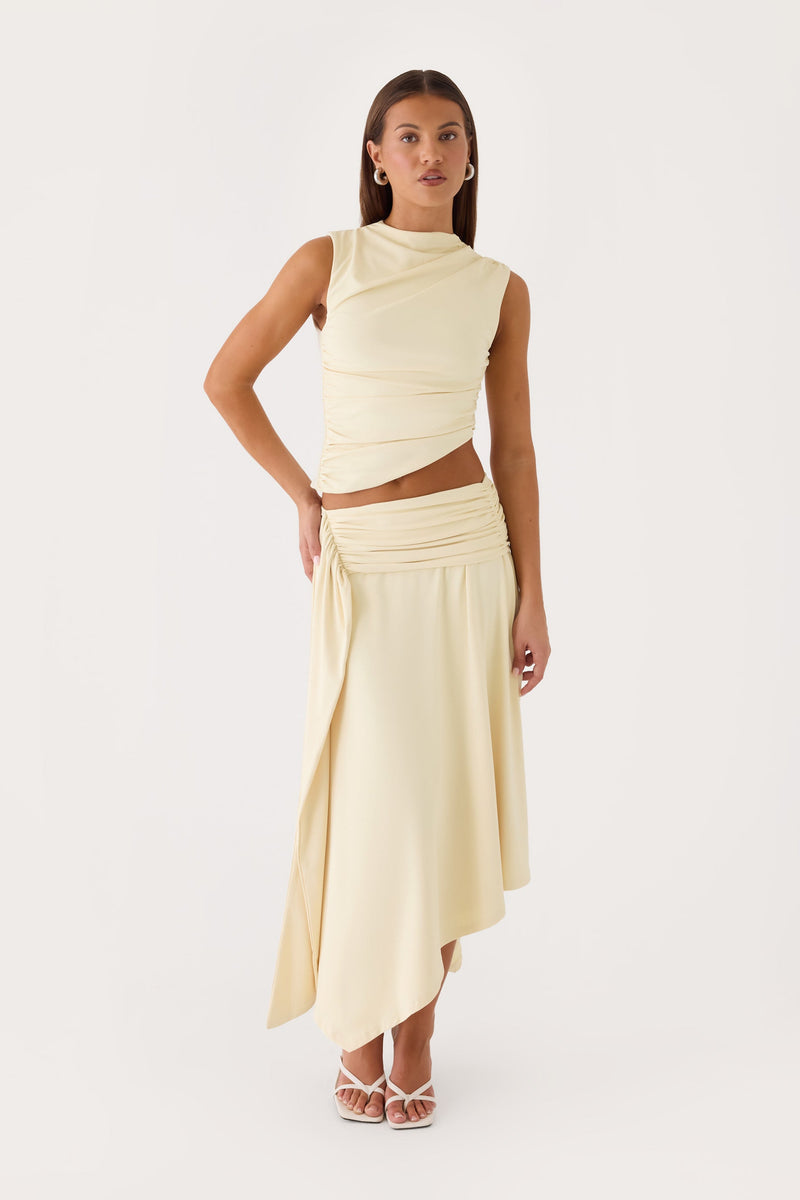 Briege Maxi Skirt - Yellow