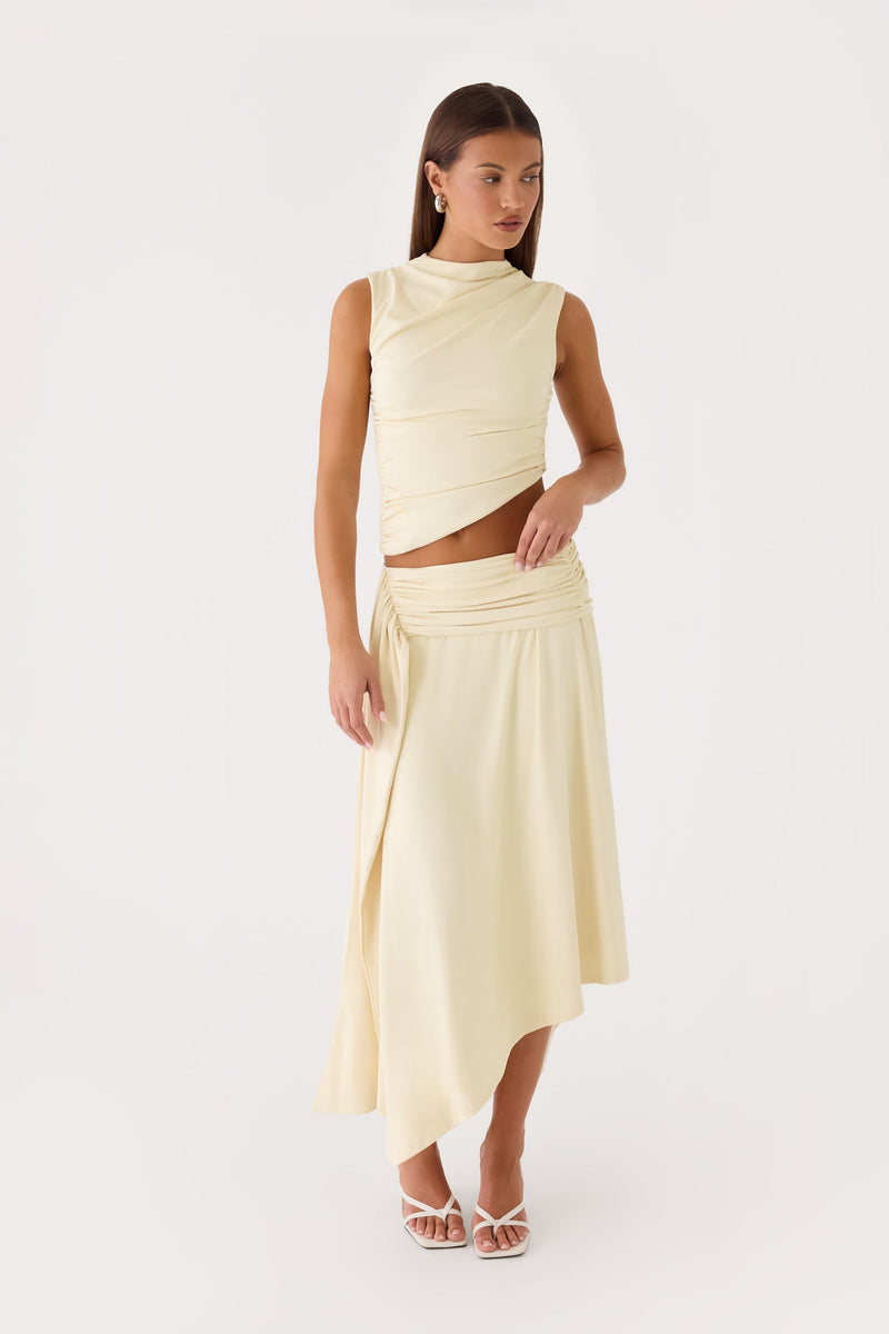 Briege Maxi Skirt - Yellow