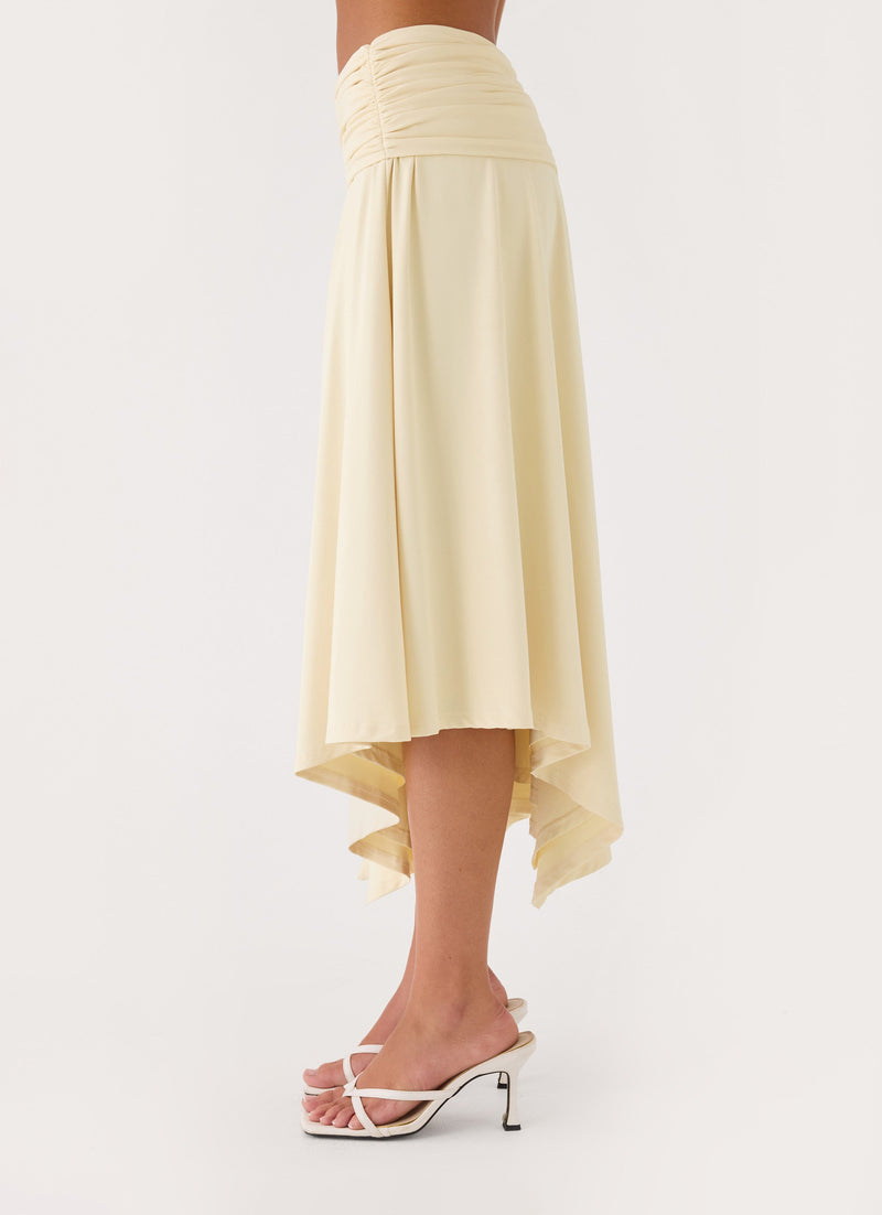 Briege Maxi Skirt - Yellow