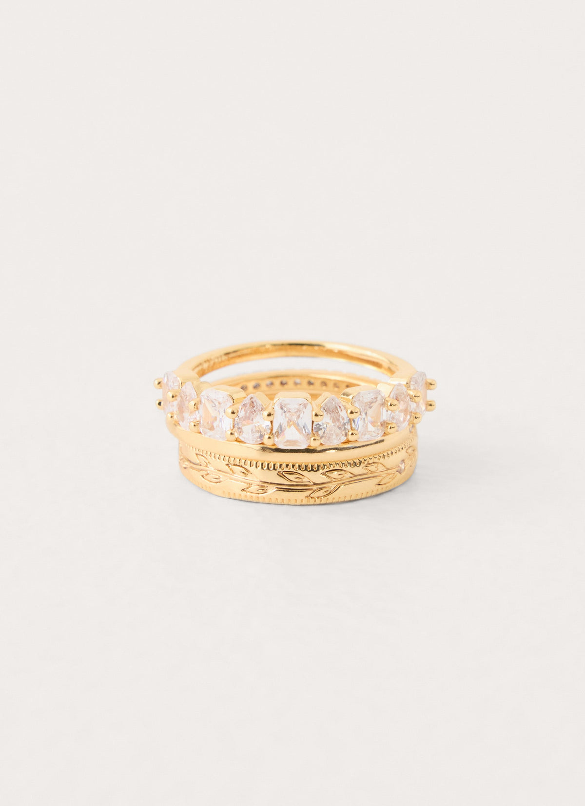 Carly Ring Stack - Gold