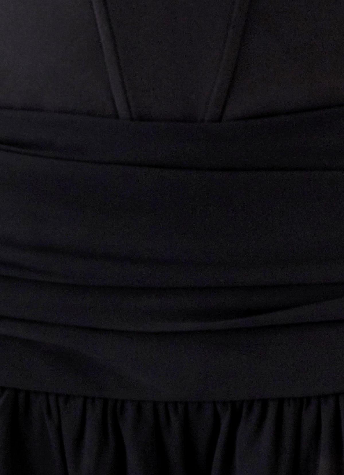 Clemsie Bustier Maxi Dress - Black