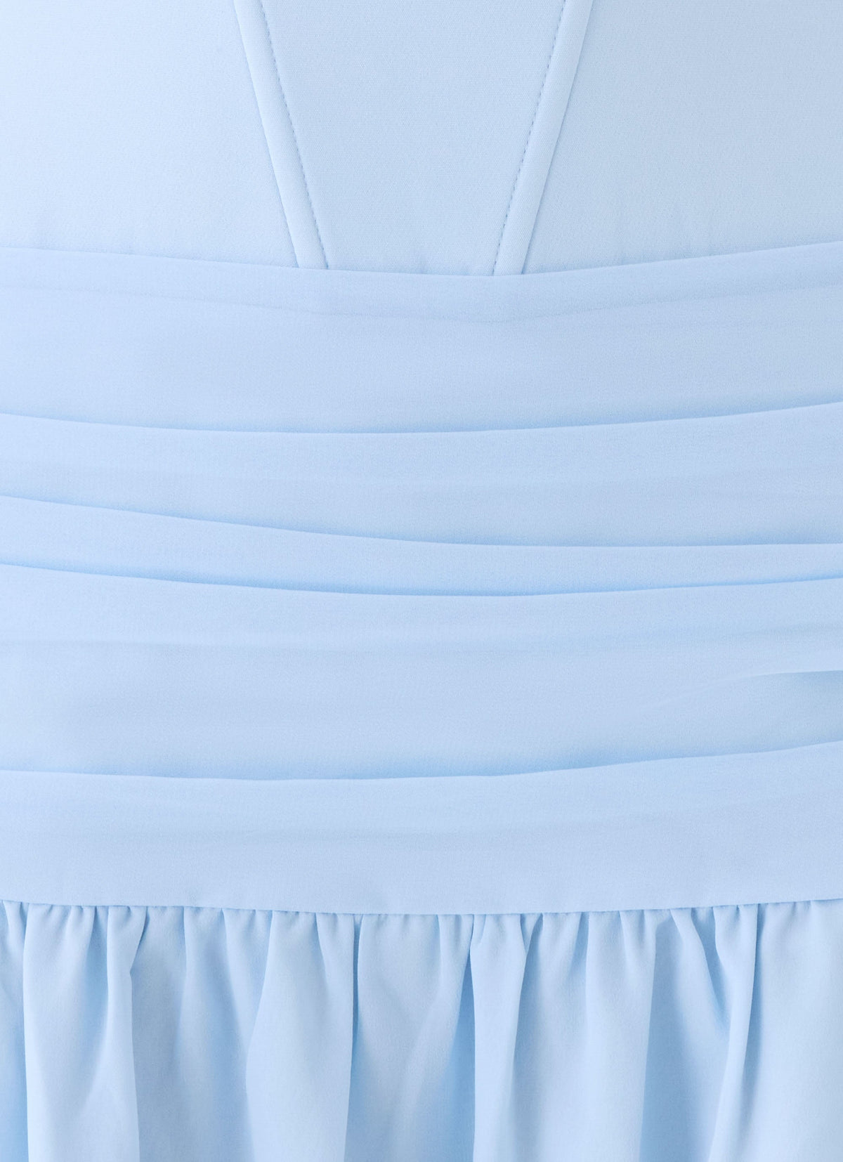 Clemsie Bustier Maxi Dress - Blue