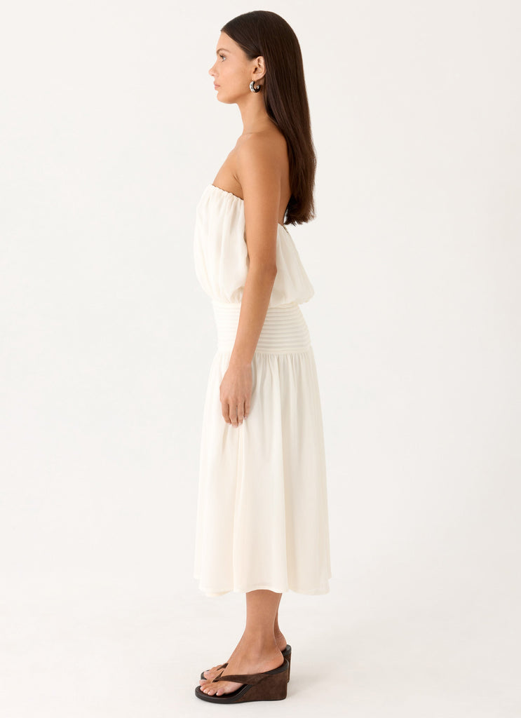 Calanthe Midi Dress - Ivory