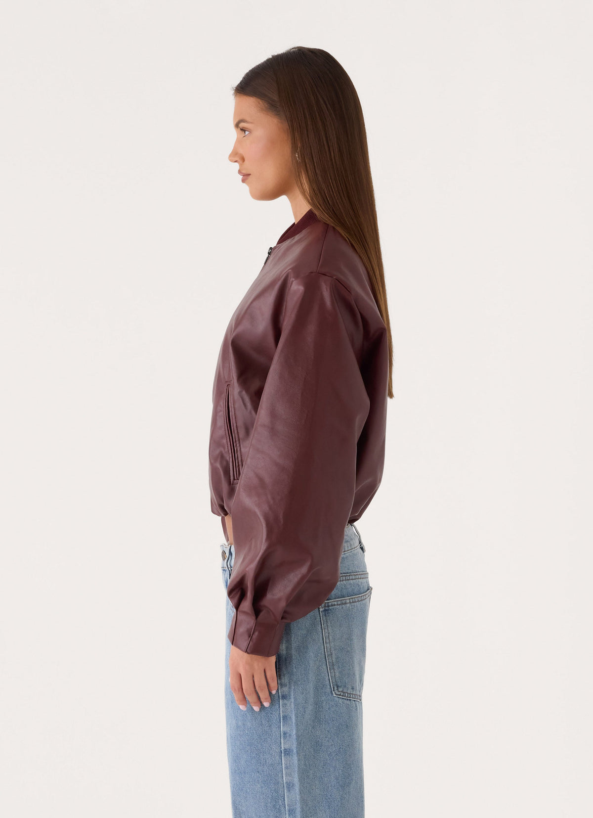 Canyon Bomber Jacket - Burgundy