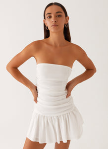 Carmel Mini Dress - White