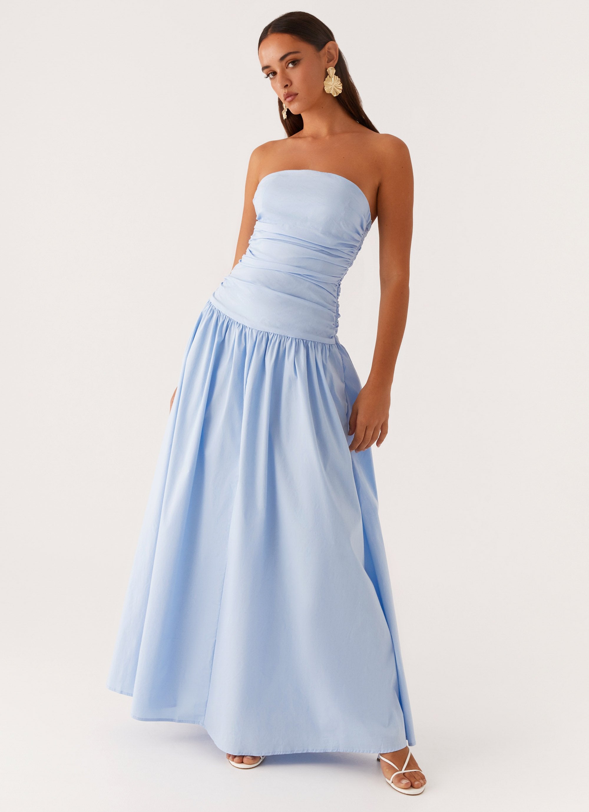 Carmel Maxi Dress - Blue – Peppermayo UK