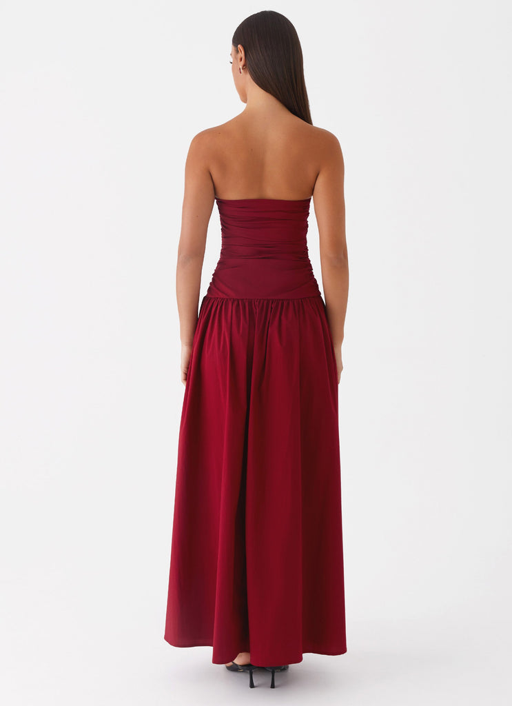 Carmel Maxi Dress - Merlot