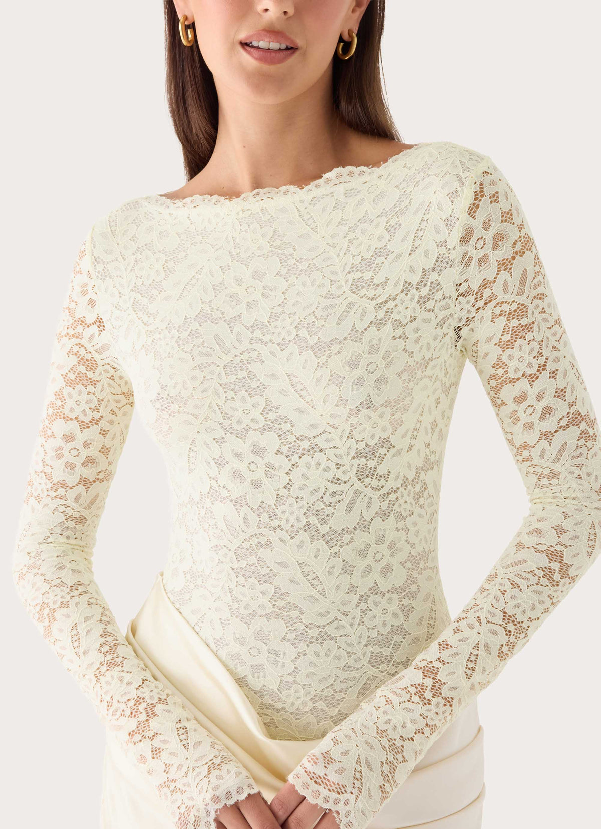 Cerelia Long Sleeve Maxi Dress - Ivory