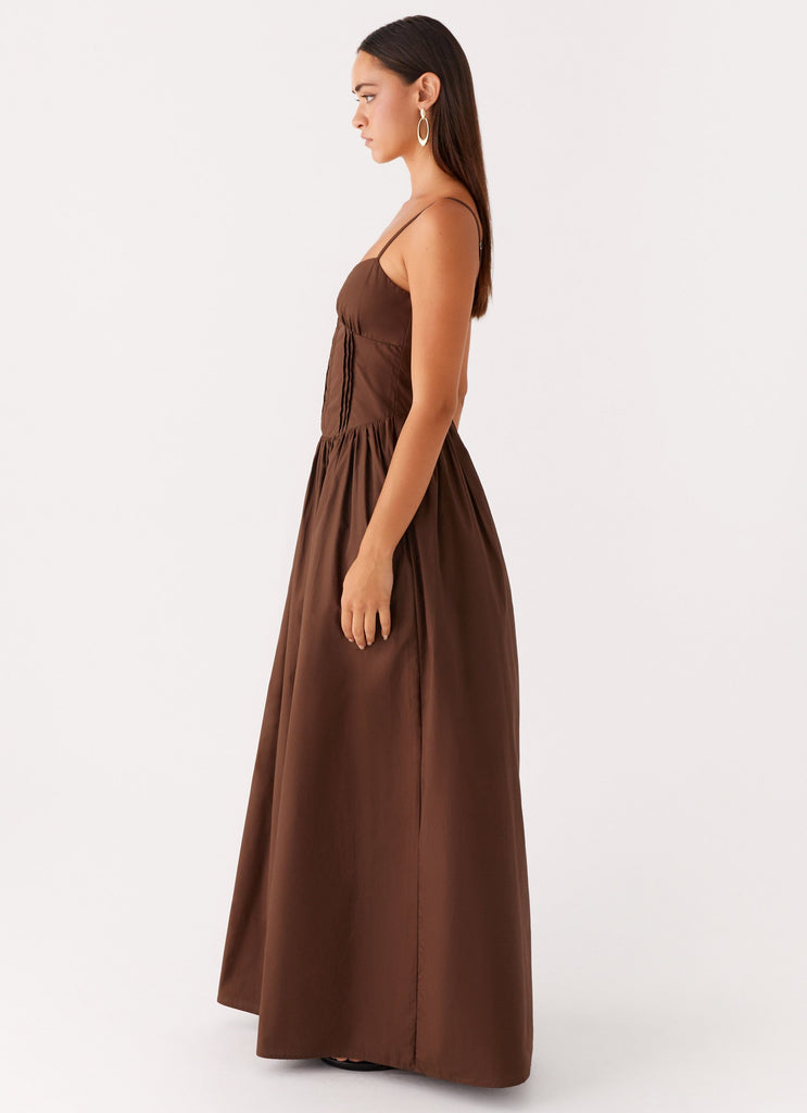 Cerys Maxi Dress - Chocolate