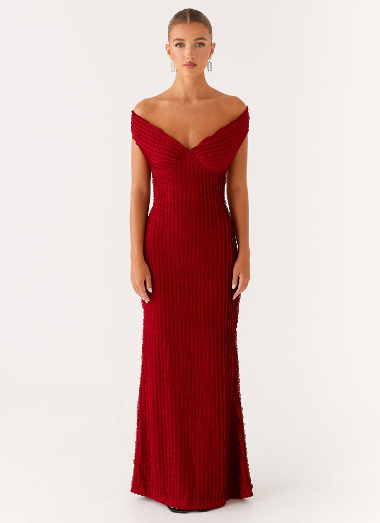 Chantelle Maxi Dress - Red