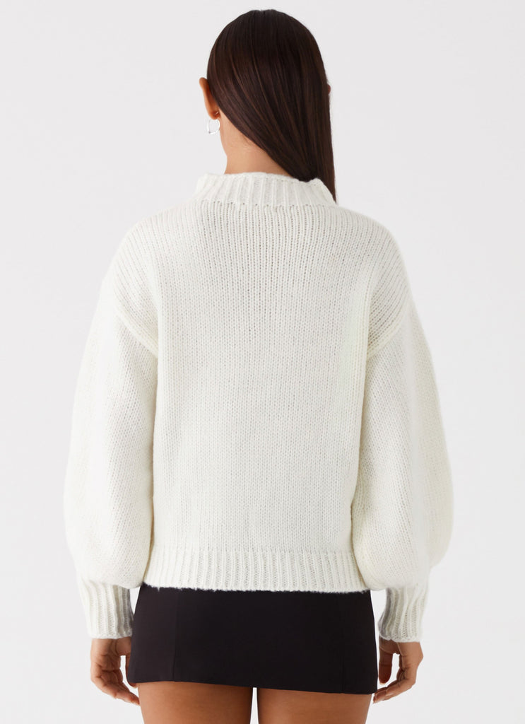 Charleston Knit Jumper - Off White