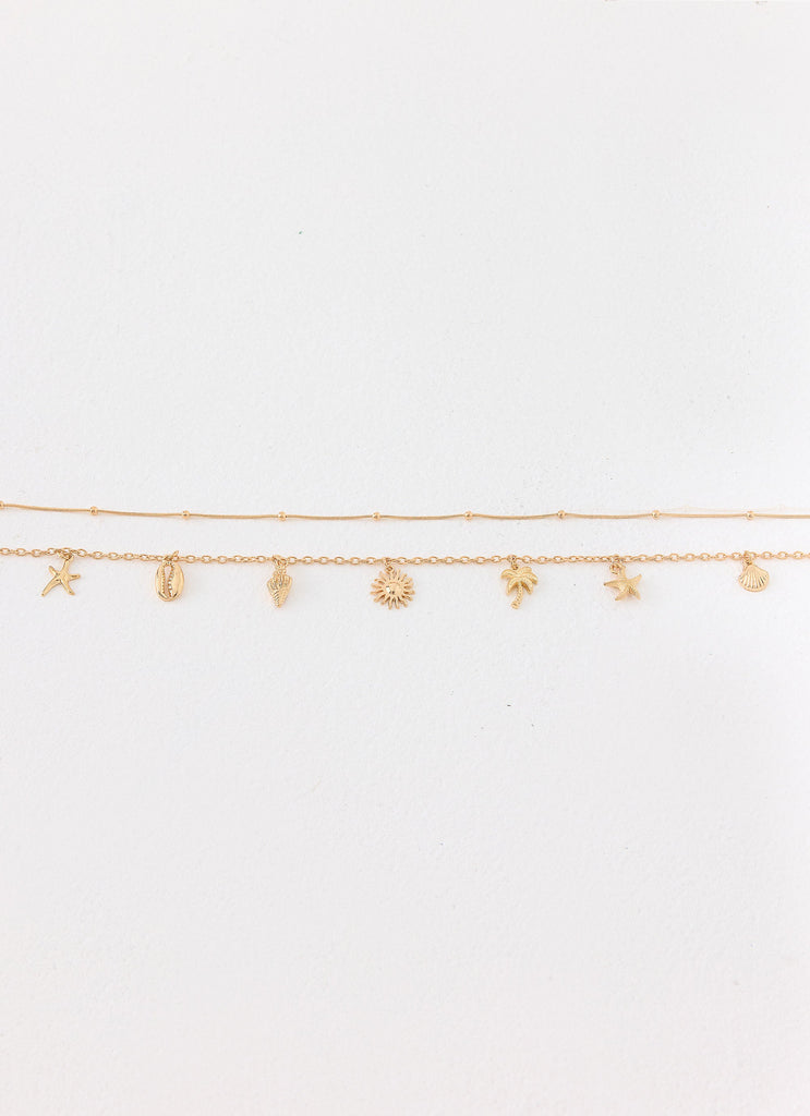 Ciao Charm Belly Chain - Gold