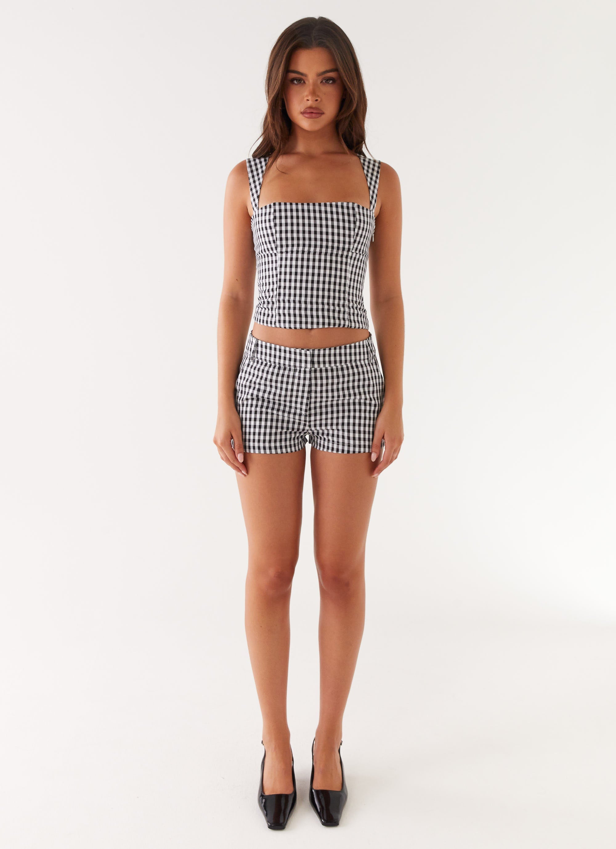 Clayton Top Black Gingham Peppermayo UK clayton-top-black-gingham-peppermayo-uk
